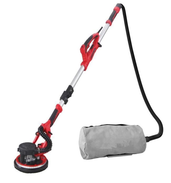 800W Long Handle Telescopic Self Vacuum Grinding Machine Electric Drywall Sander with CE GS