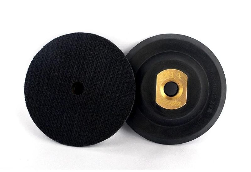 4" Black Rubber Backer Plate for Angle Grinders