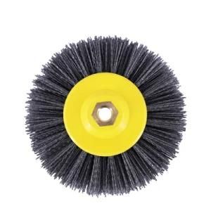 Customized Abrasive Wire Drawing Wheel Wood Grain Repair Abrasive Wire Brush Surface Polishing