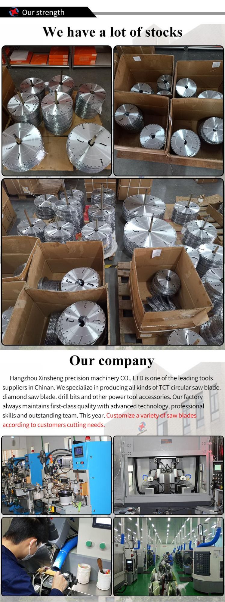 12′′ PCD Panel Sizing Saw Blade Sawmill Woodworking for Fibre Cement