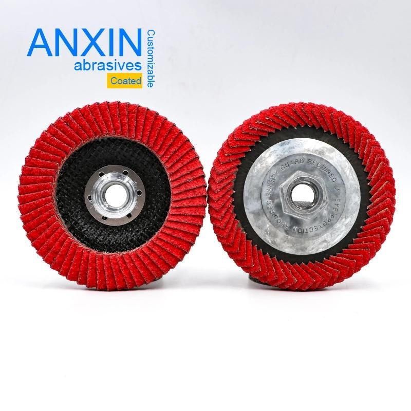 Curved Flap Disc 5/8" -11 Metal Screw 115mm Xk850