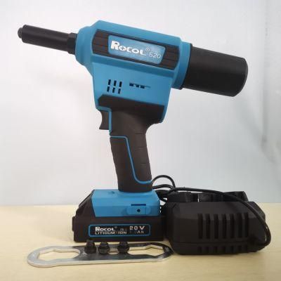 2.4-6.4 Rechargeable Light Portable Battery Rivet Gun Hand Tool