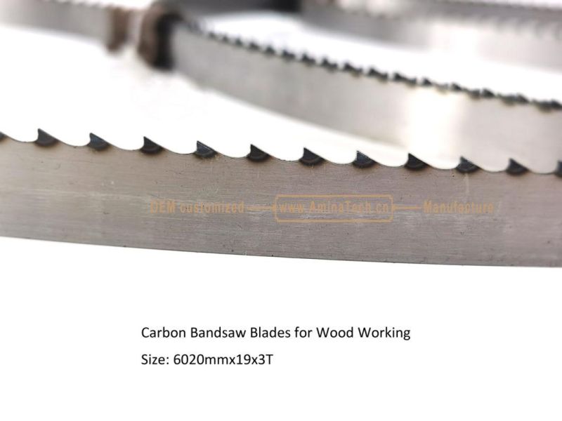 Carbon Band Saw Blades for Wood WorkingSize: 6020mmx19x3T