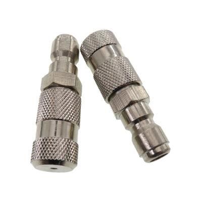 Cross-Border Supply Copper Nozzle 360 Metal Nickel-Plated High-Pressure Cleaner 1/4 Inch Quick-Connect Water Gun Nozzle