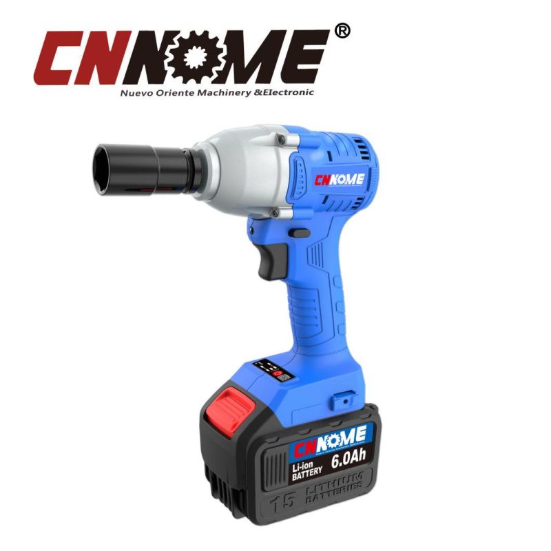 21V Flat-Throw-Battery Portable Lithium Cordless Brushless Impact Wrench Power Tools