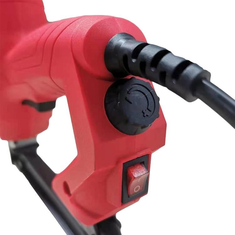Electric Power Stapler Nail Gun, Ga. 21 80 Staple Gun, 1/2′′ Crown Electric Staple Gun, Electric Stapler with Adjust Button Power Gdy-Ef8016b