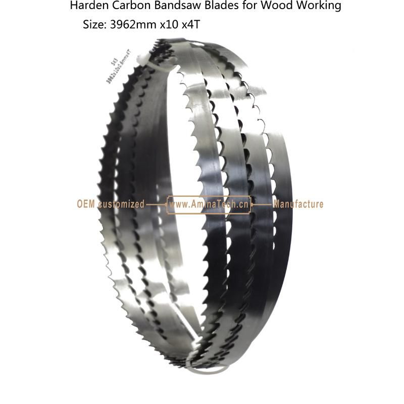 Harden Carbon Band Saw Blades for Wood Working Size: 3962mm X10 X4T
