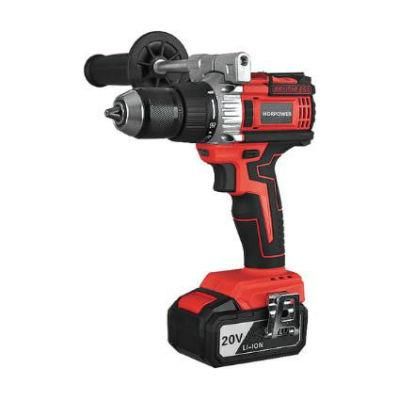 20V Cordless Brushless Drill Factory Direct Hot Sale 55nm Double Speed Electric Cordless Drill