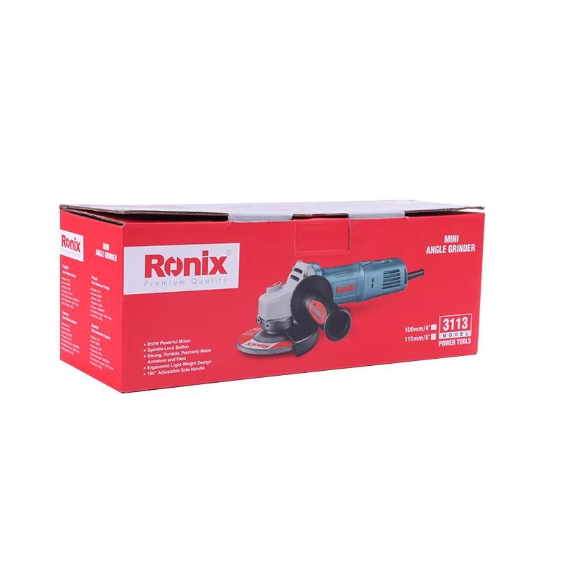 Ronix Model 3113 Portable Electric Power Tools Wood Angle Grinder Machine