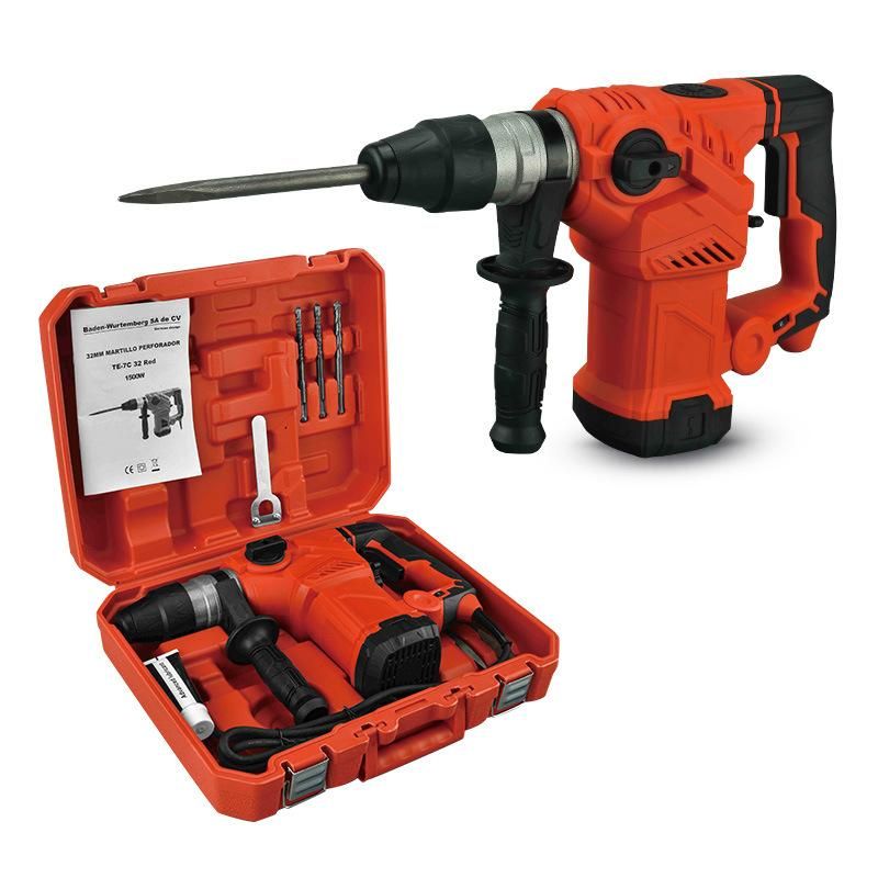 32mm 1500W Rotary Hammer Drill Heavy Duty