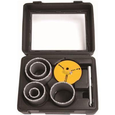 7PCS Carbide Grit Power Tools Accessories Diamond Hole Saw Set