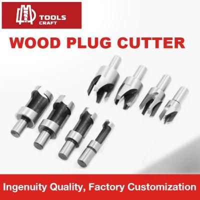 4PCS Wood Plug Cutter Wood Plug Hole Cutter Drill Bits