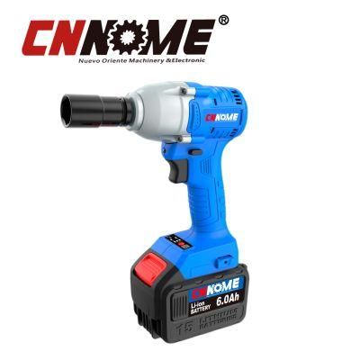 21V Flat-Throw-Battery Portable Lithium Cordless Brushless Impact Wrench Power Tools