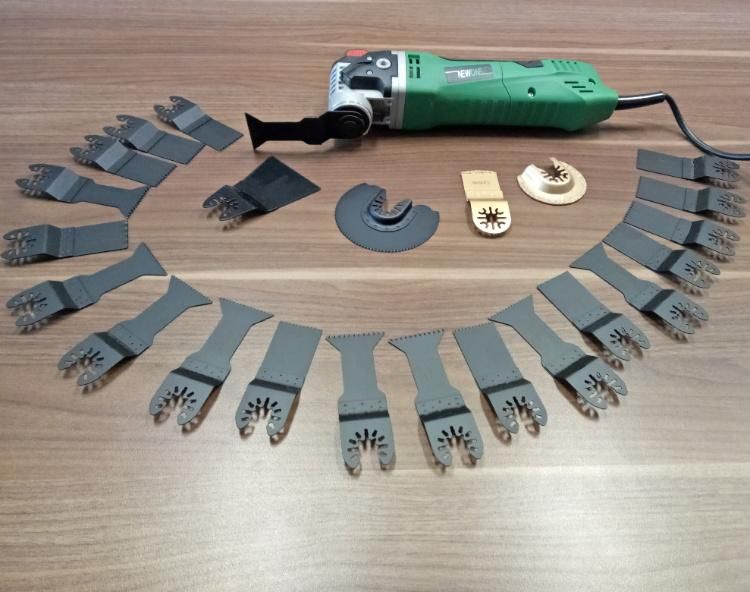 2PCS 35X40 mm Hcs, Bim Oscillating Tool Accessory Multi Tools Oscillating Saw Blade for Wood, Plastics, Sofe Metal