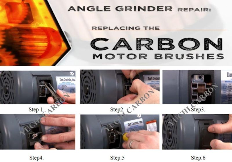 Generic Replacement Carbon Brushes for Electric Drills Motor Application