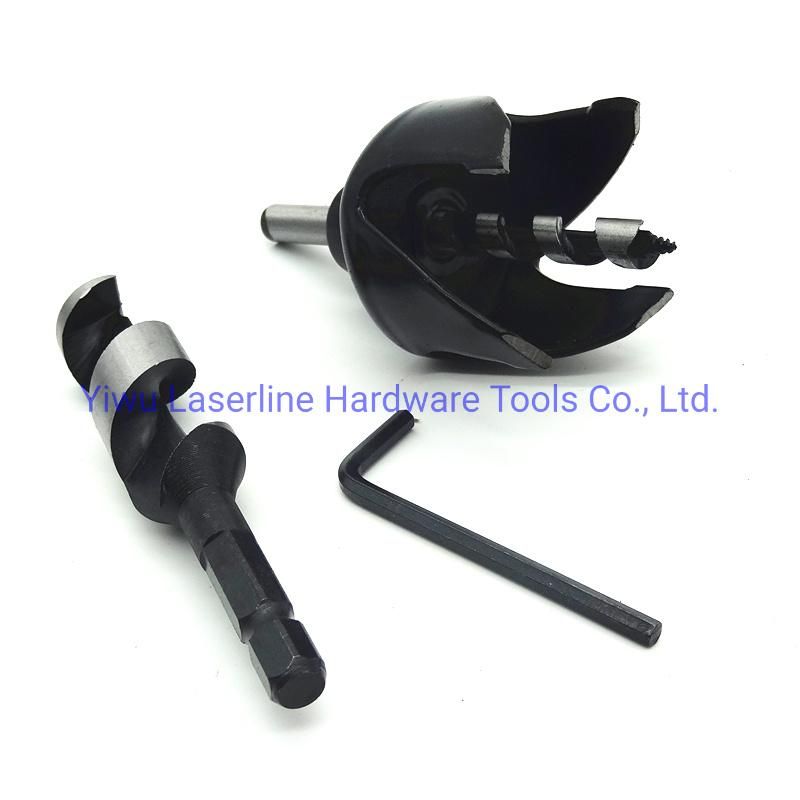 3PCS Carbon Steel Hole Saw Set for Lock Installation