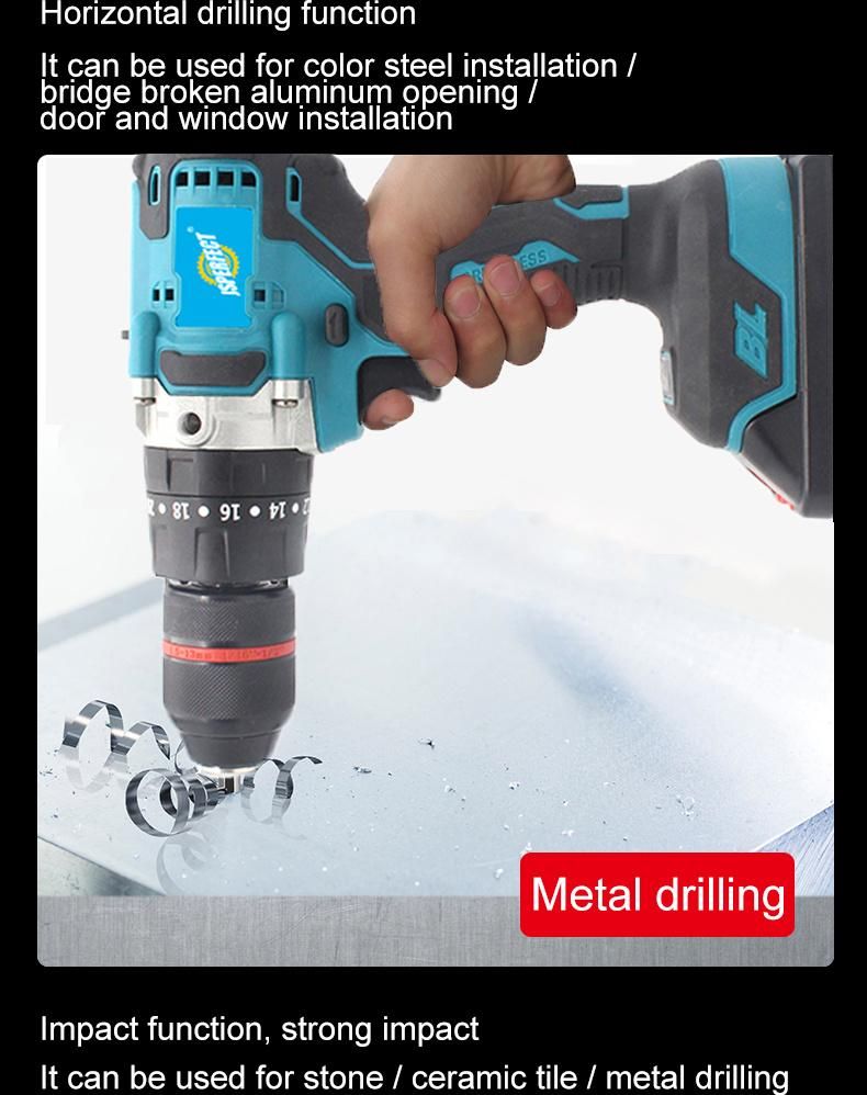 PRO Factory Cordless Impact Drilling Machine 0-13mm Top Selling Model