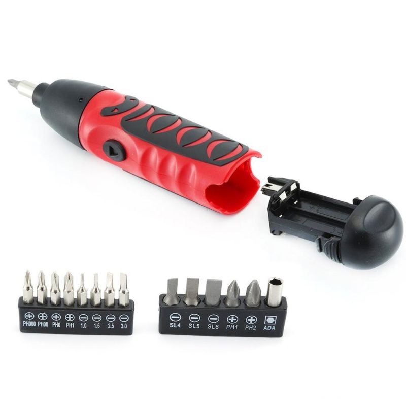 Factory Direct Semi-Automatic Electric Screwdriver Tool Set Hardware Tool Multi-Functional Mini Drill Set Dry Battery Home