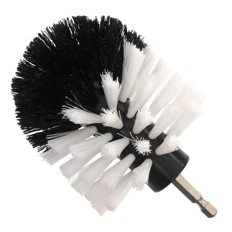 Electric Cleaning Brush 4-Piece White Kitchen Cleaning Brush Car Beauty 2/3.5/4/5 Inch