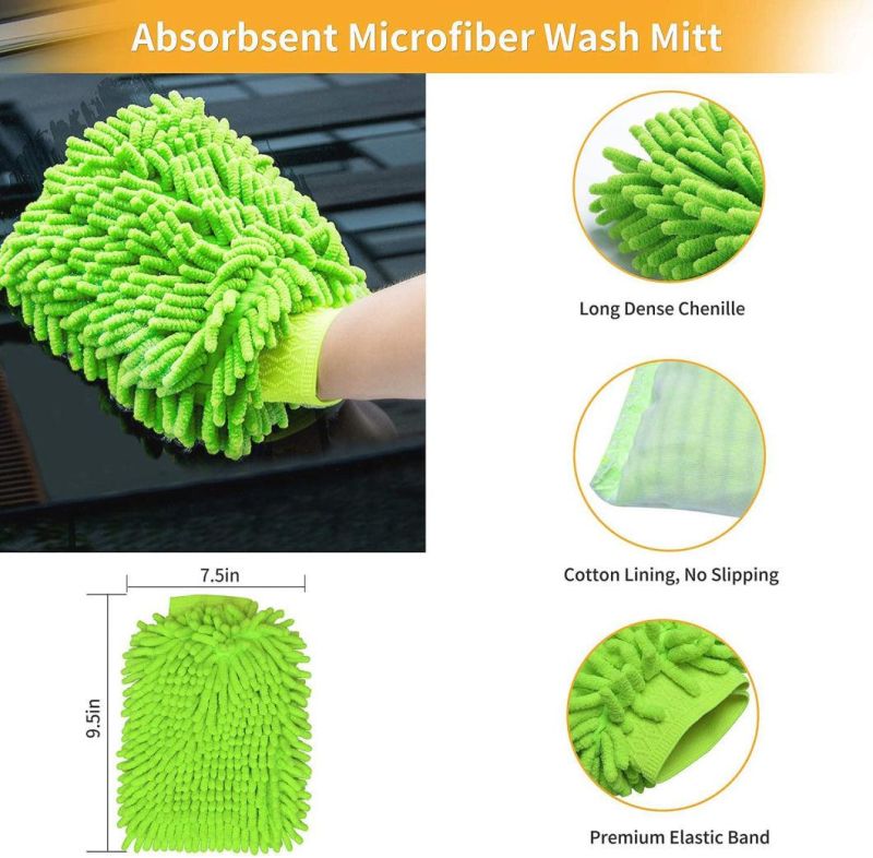 Cross-Border Supply Wheel Cleaning Wheel Brush 10-Piece Set Car Beauty Cleaning Detail Brush Car Interior Cleaning Brush
