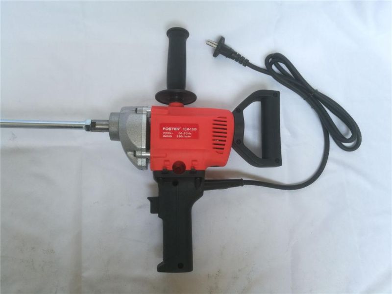 Electric Hand Paint Mixer Plaster Paddle Mixer