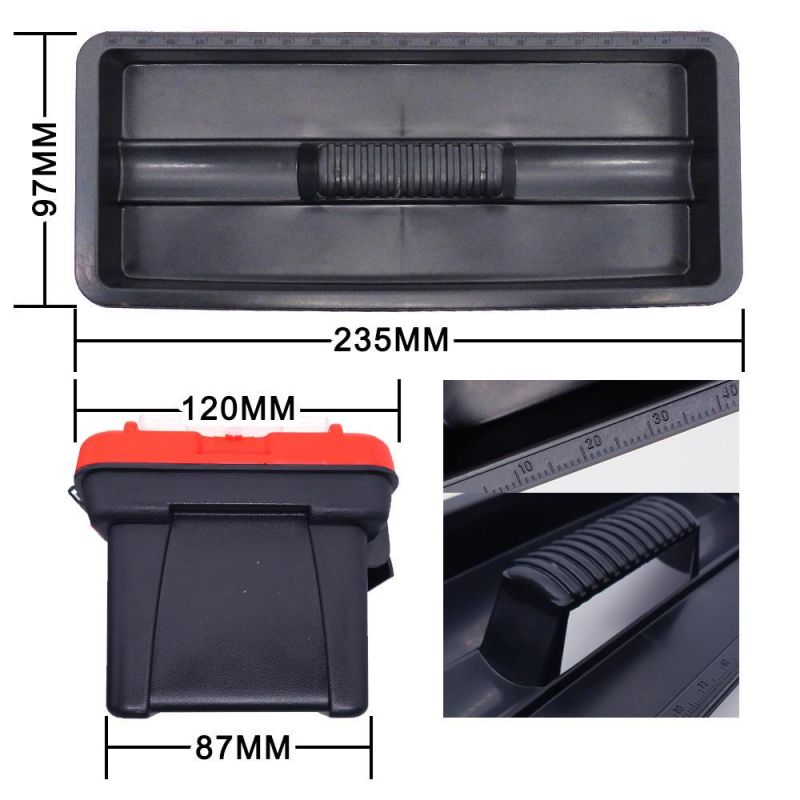 Cross-Border Supply 250 * 120mm Portable Tool Box Plastic Storage Box Multi-Function Hardware Car Toolbox