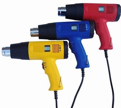 1600W Hot Air Heat Gun Dual Temperature Paint Stripper DIY Tool + 4 Nozzle