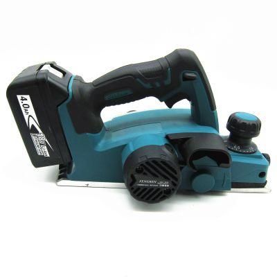 Handheld 20V Lithium Brushless Electric Wood Planer with 4ah Battery Cutting Power Tools