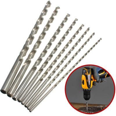 2-12mm Diameter Extra Long HSS Straight Shank Auger Twist Drill Bit