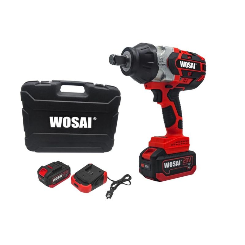 4000mAh Wosai Li-ion Battery Impact Wrench Cordless Torque Wrenches Power Wrenches