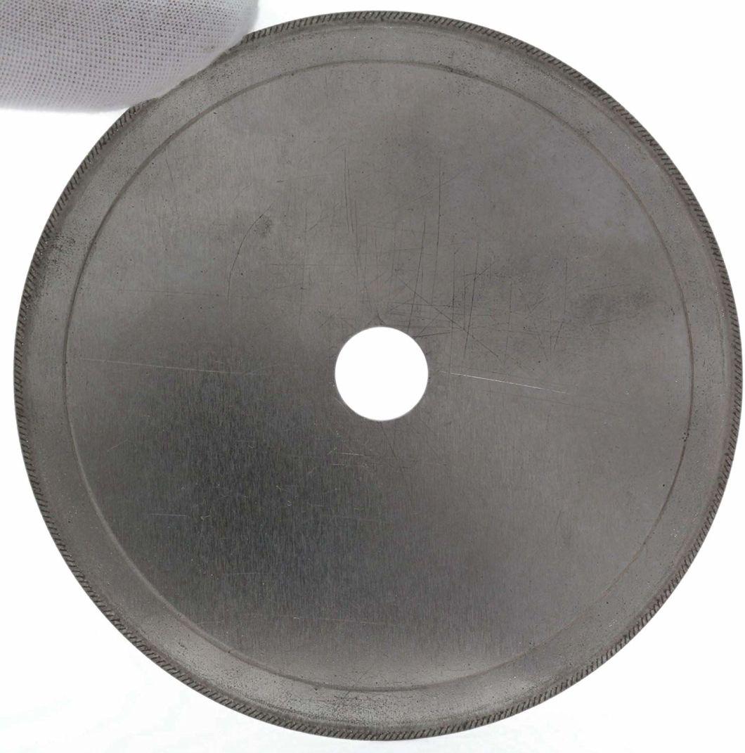 Thin Edge Wet Diamond Blade Disc Lapidary Saw Tools Arbor Hole 1/2′′ Rim 0.25mm