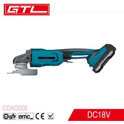 18V Li-ion Rechargeable Battery Power Tools Brushless Motor Cordless Angle Grinder (CDAG005)