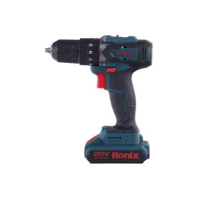 Ronix Model 8900K 20V 2A Brushless Cordless Drill Power Hammer Drills