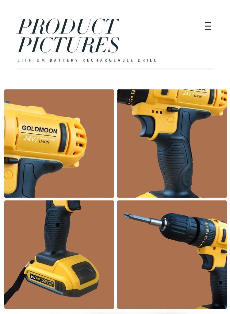 Goldmoon 3 Functions Soft Rubber Grip Brushless Motor Power Tools