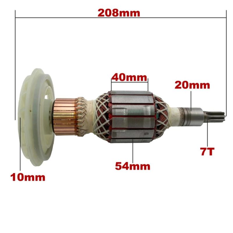 AC110V 220V-240V Armature Rotor Anchor for Bosch Demolition Hammer