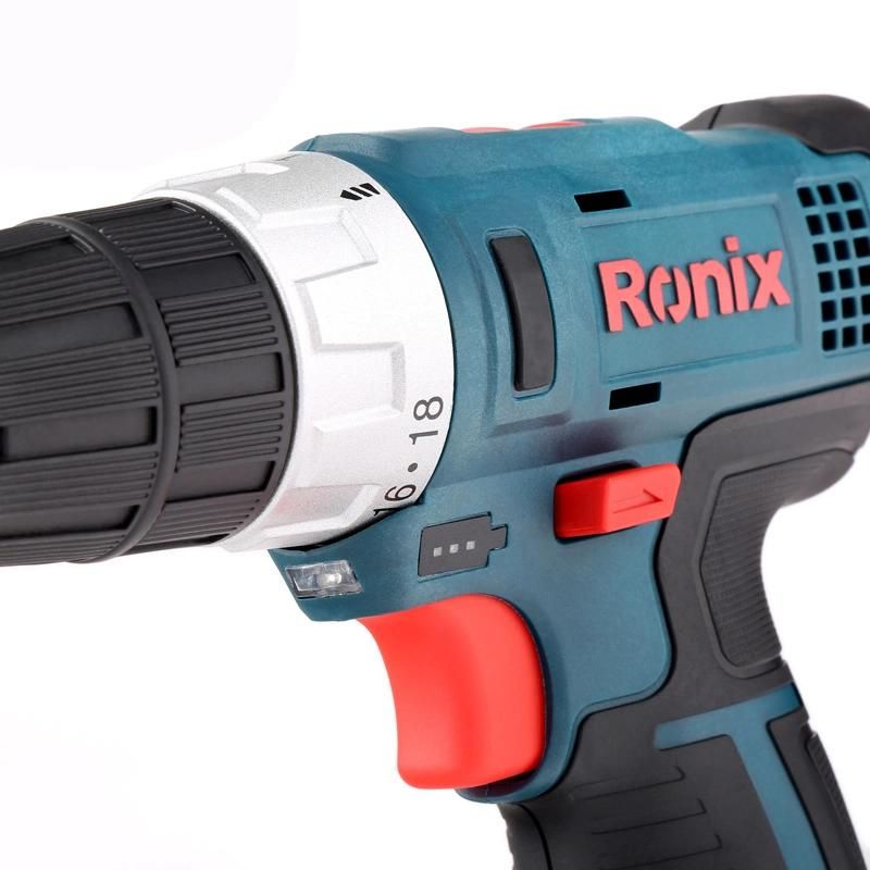 Ronix 8612c 12V 1.5ah Li-ion Battery 2 Speed China Mini Cordless Electric Screwdriver