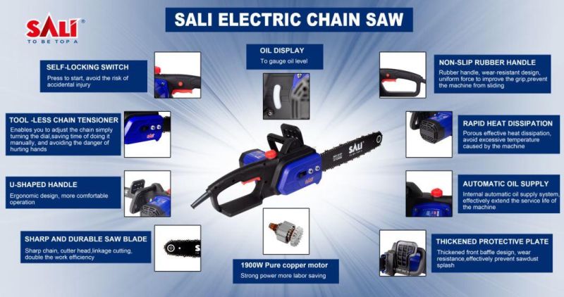 Sali 3016p 16inch 1900W Professional Quality Electric Chain Saw