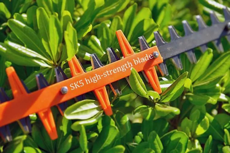 China Factory Double Blade 24V Cordless Lithium Battery Power Tools Electric Cordless Blade Hedge Trimmer TM-Lt24V602