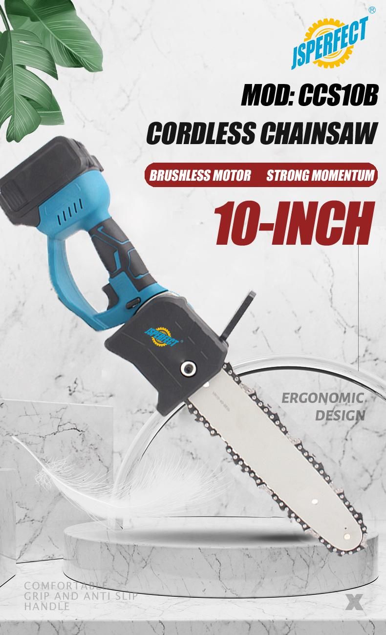 Electric Brushless Mini Cordless Power Tools Chainsaw Outdoor Equipment