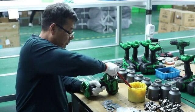 Customized Professional 12V Cordless Impact Drill Power Tools 10mm Electric Drills with Two Batteries Electric Tools Parts