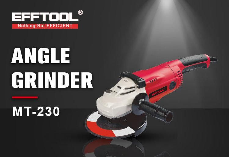 Efftool 2600W Heavy Duty 230mm Electric Angle Grinder with High Quality