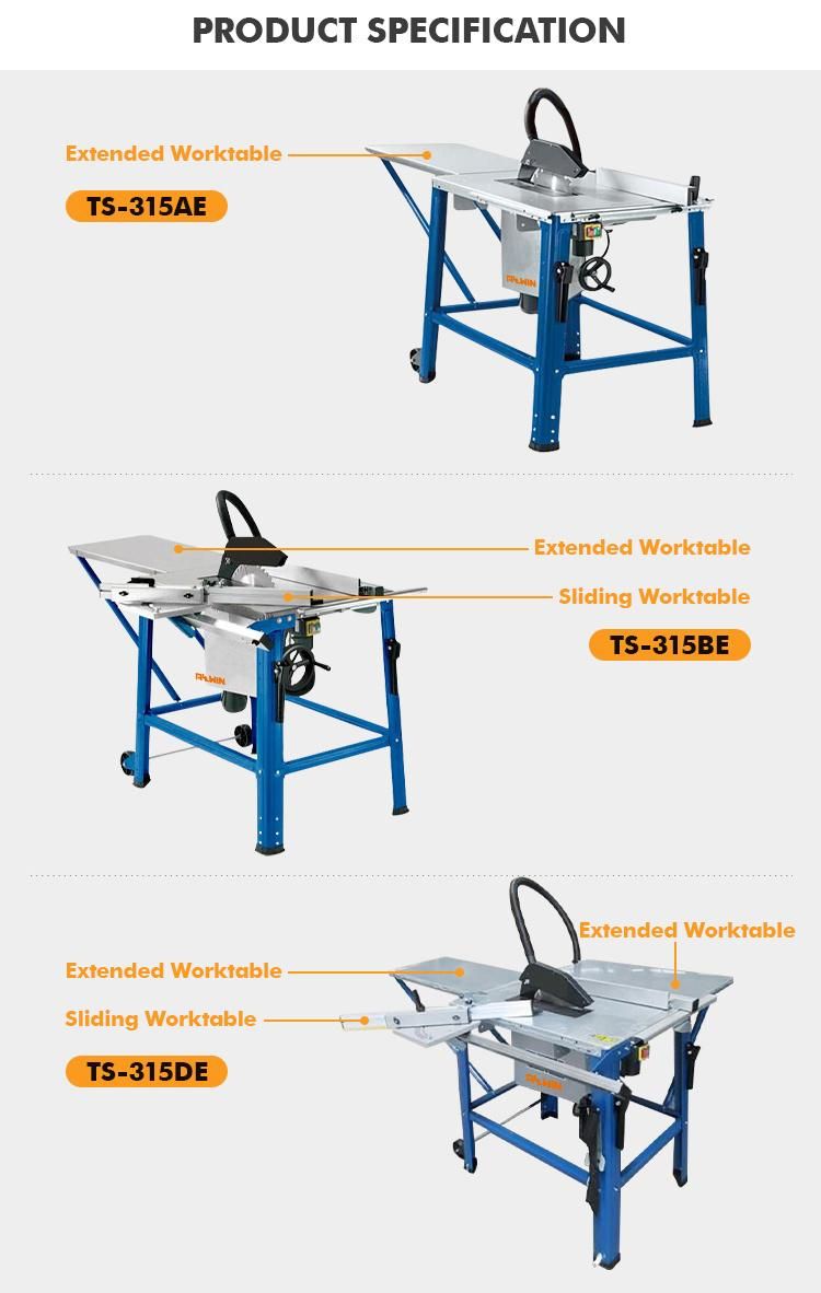 Hot Sale 240V 2.8kw 315mm Circular Saw for Woodwooking From Allwin