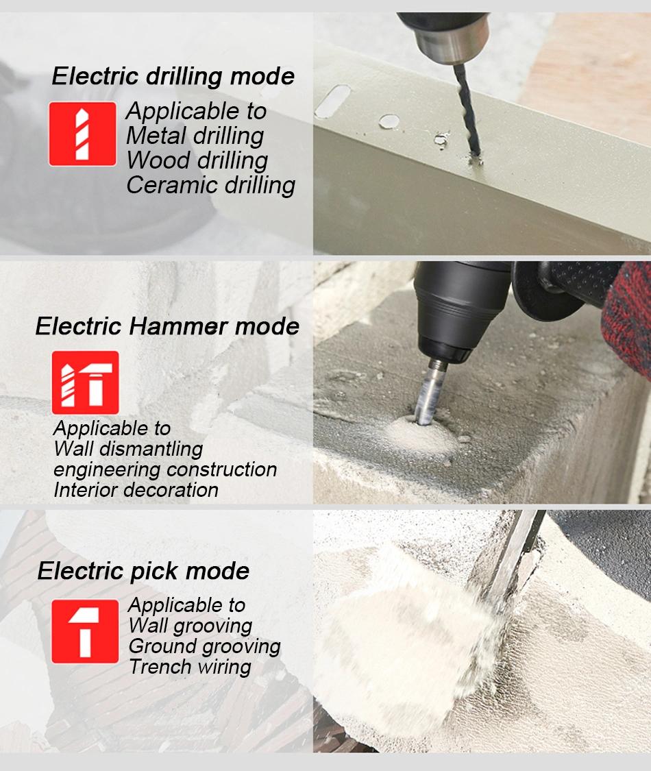 26mm 800W SDS Power Electric Rotary Hammer From China Factory