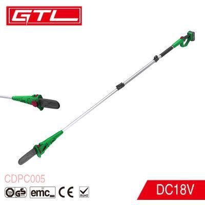 18V Lithium Battery Garden Tools Cordless Pole Chain Saw / Pole Pruner (CDPC005)