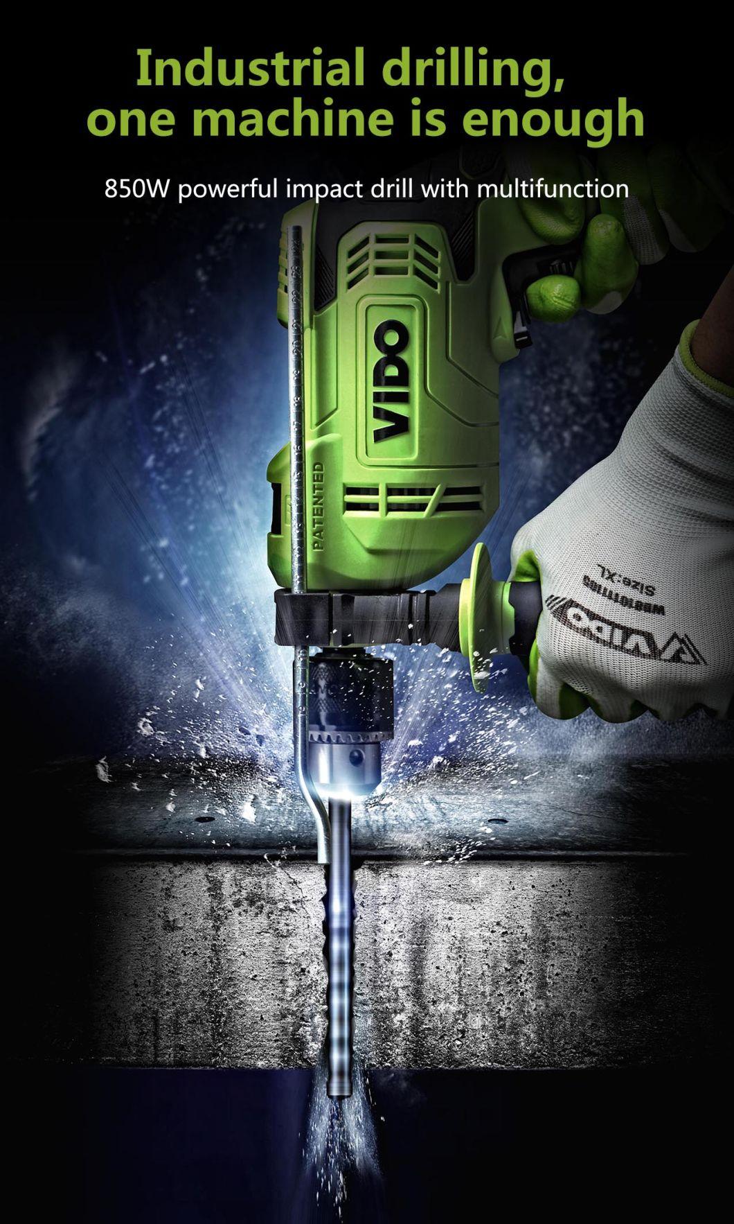 Vido Hardware Tools 850W 13mm Electric Hand Impact Drill