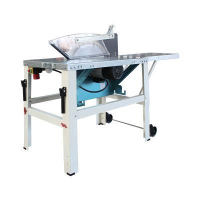 High Quality 400V 500mm Wood Cutting Table Saw with Ripping Fence for Hobby