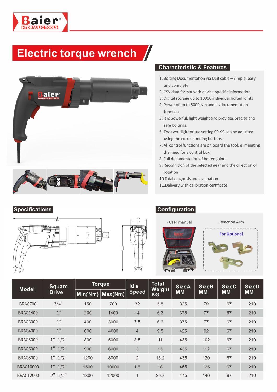 Electric Digital Professional Display Electric Power Tool Electric Torque Wrench Brac