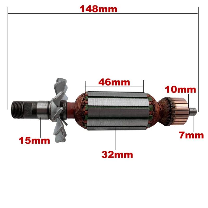 AC220V-240V Armature Rotor Anchor Replacement for Hitachi Trimmer