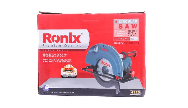 Ronix High Pressure Machine Model 4320 2000W 220V Wood Working Machine Circular Saw