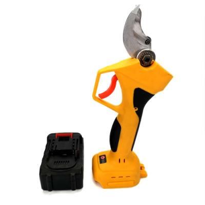 35mm Electric Cordless Pruner Scissors Rechargeable Secateurs Electrique Electric Vineyard Pruning Shears